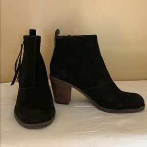 Dolce Vita black suede booties